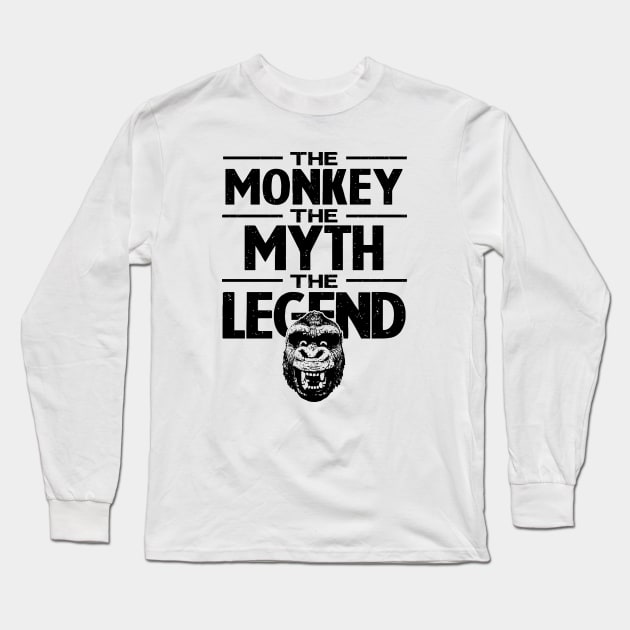 KING KONG - The Monkey, The Myth, The Legend Long Sleeve T-Shirt by ROBZILLA